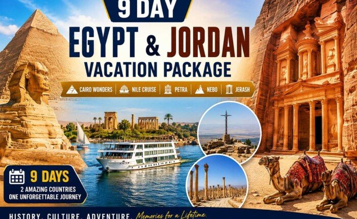 Forfait vacances de 9 jours en Égypte et en Jordanie
