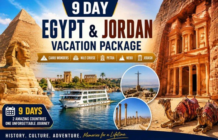 9 Day Egypt and Jordan Vacation Package