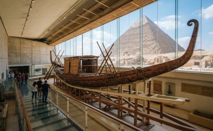 Private Grand Egyptian Museum & Giza Pyramids Day Tour