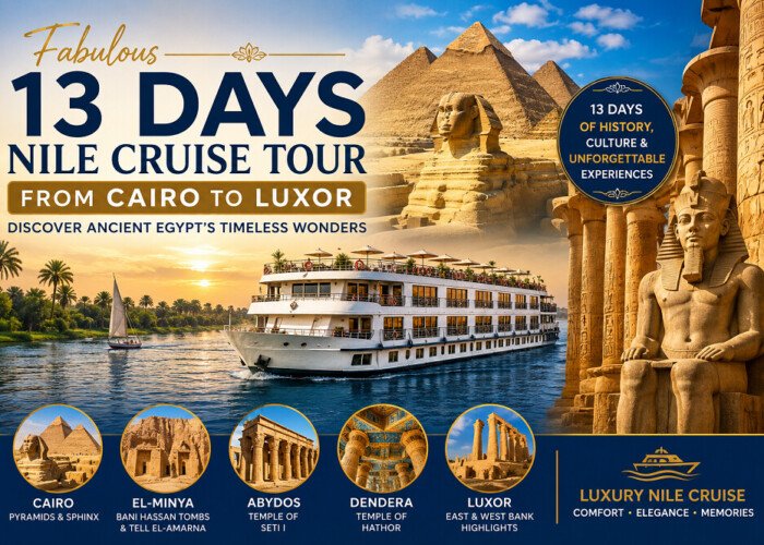 13 Days Nile Cruise From Cairo To Luxor