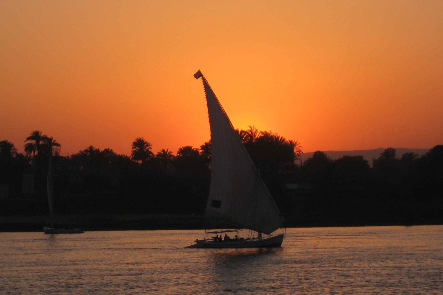 Felucca Ride To The Banana Island In Luxor