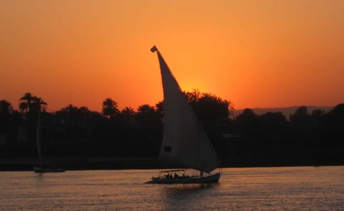 Felucca Ride To The Banana Island In Luxor