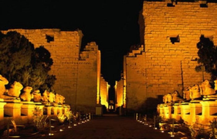 Spettacolo di suoni e luci di Karnak