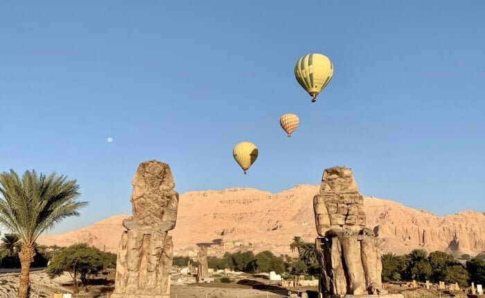 Luxor West Bank Tour With Balloon & Felucca Experience