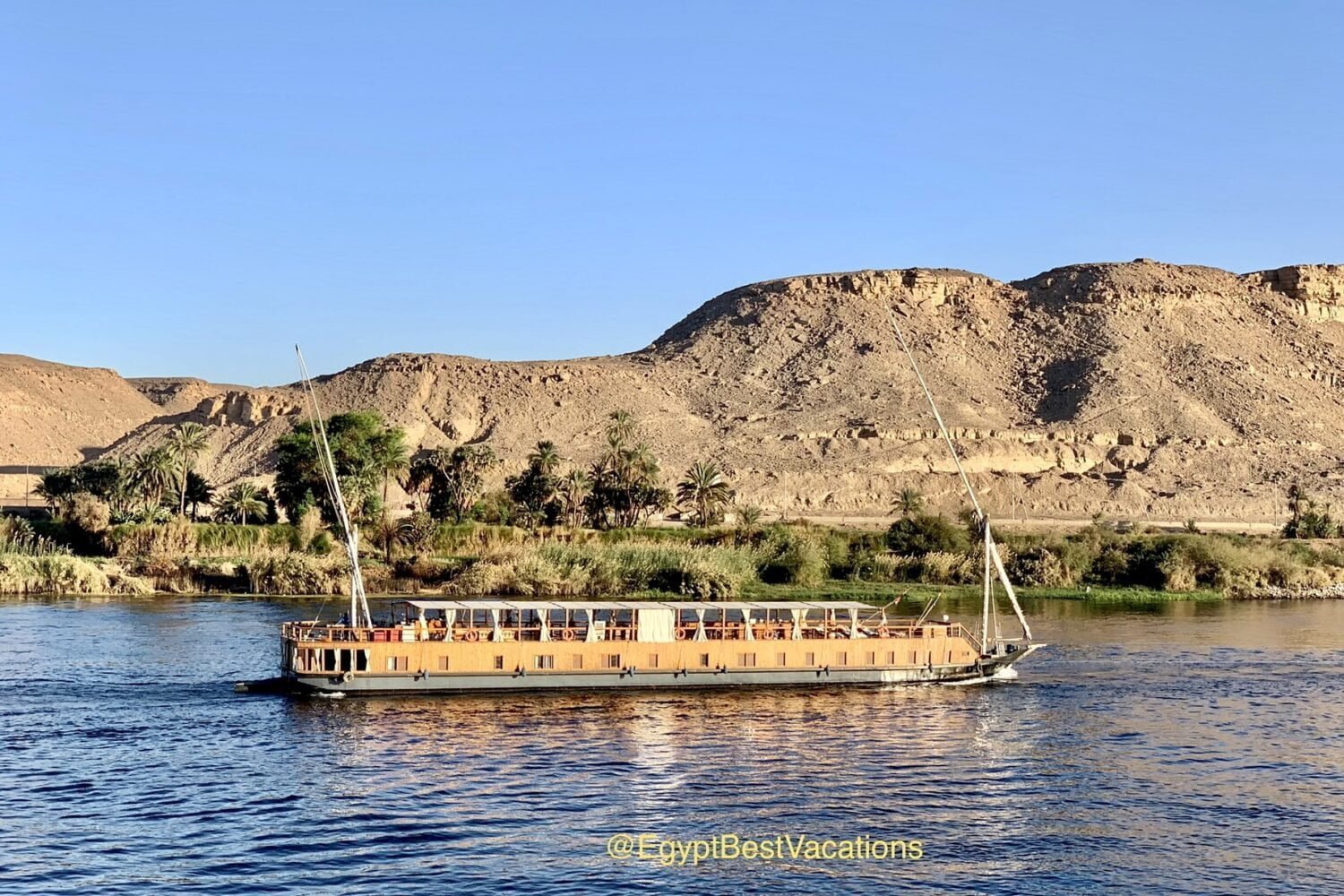 6 Days Egypt Cairo & Dahabiya Nile Cruise From USA