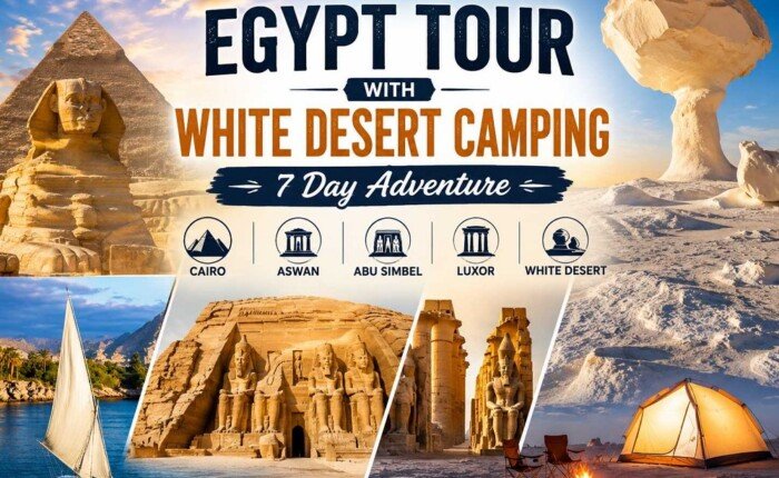 Egypt Tour with White Desert Camping: 7 Day Adventure