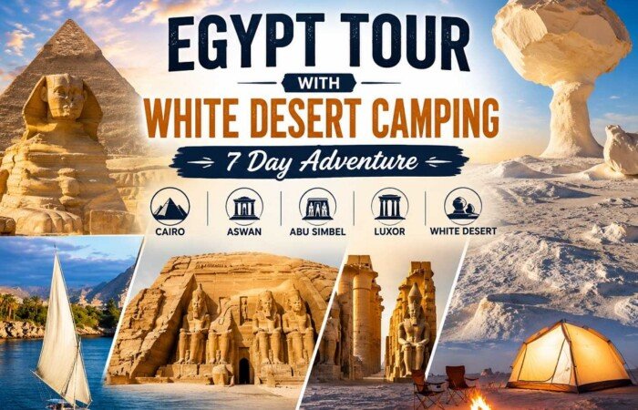 Egypt Tour with White Desert Camping: 7 Day Adventure