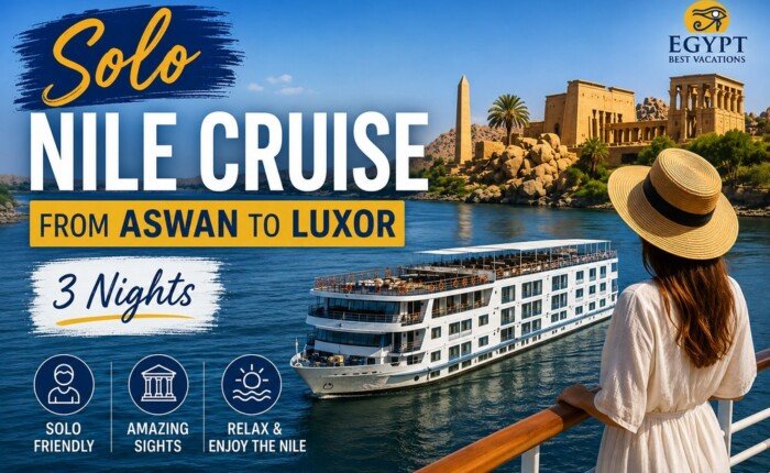 Solo Nile Cruise From Aswan To Luxor — 3 Nights