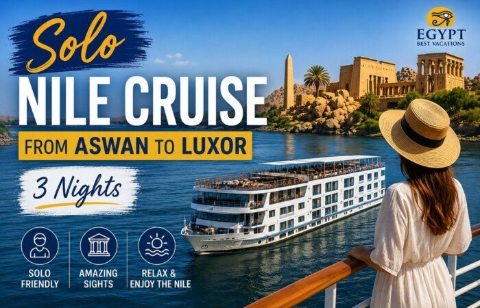 Solo Nile Cruise From Aswan To Luxor — 3 Nights