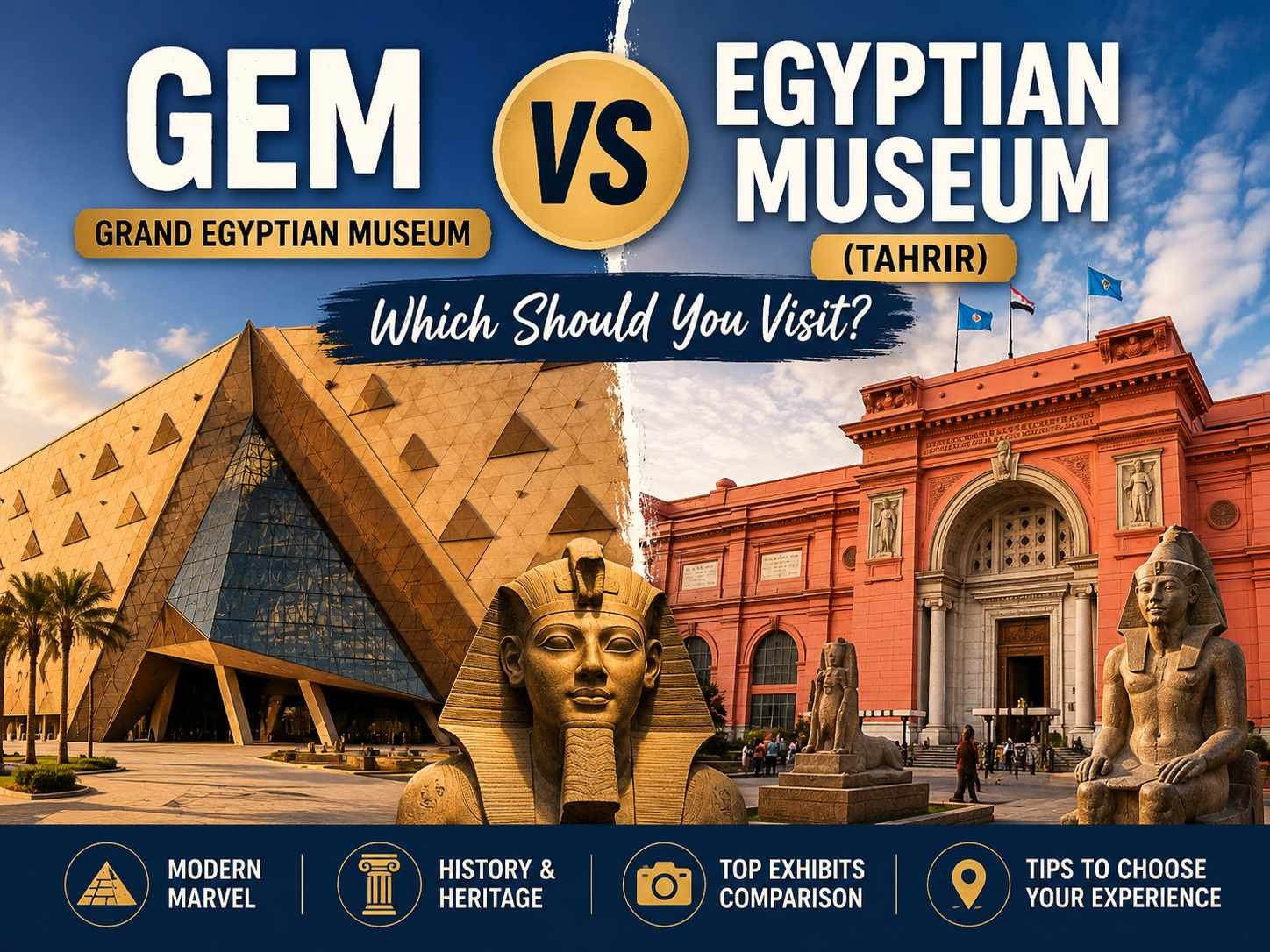 GEM VS Egyptian Museum (Tahrir): Which Should You Visit?